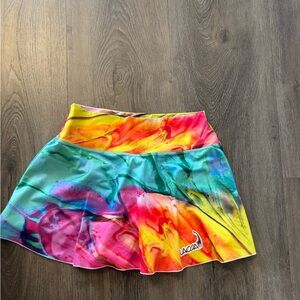 Vibrant Lacoa Multicolor Tennis Skirt